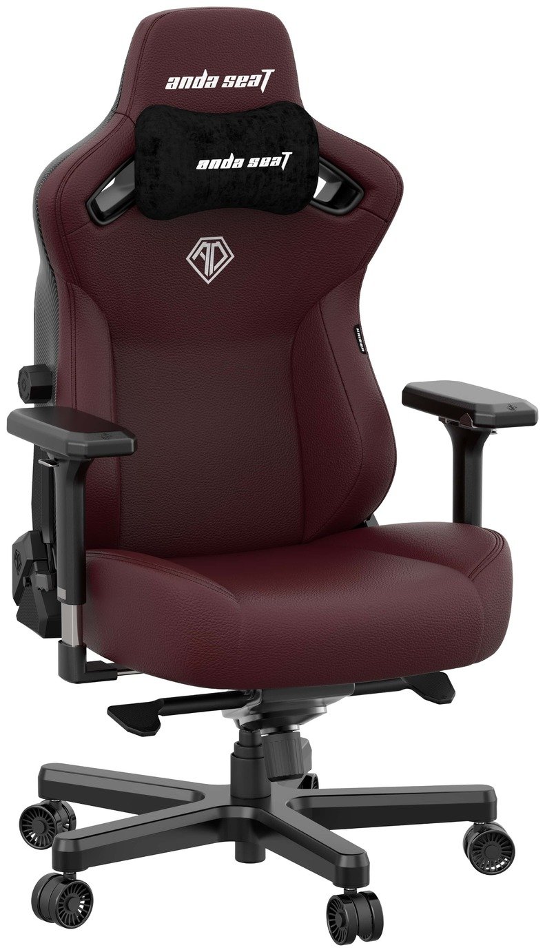 Anda Seat Kaiser PVC Ergonomic Office Gaming Chair - Maroon