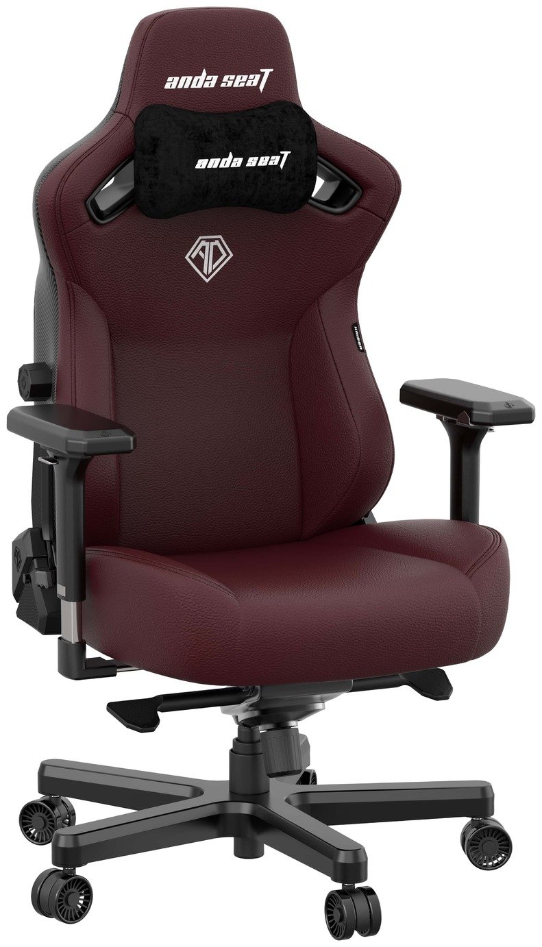 Anda Seat Kaiser PVC Office Gaming Chair - Maroon