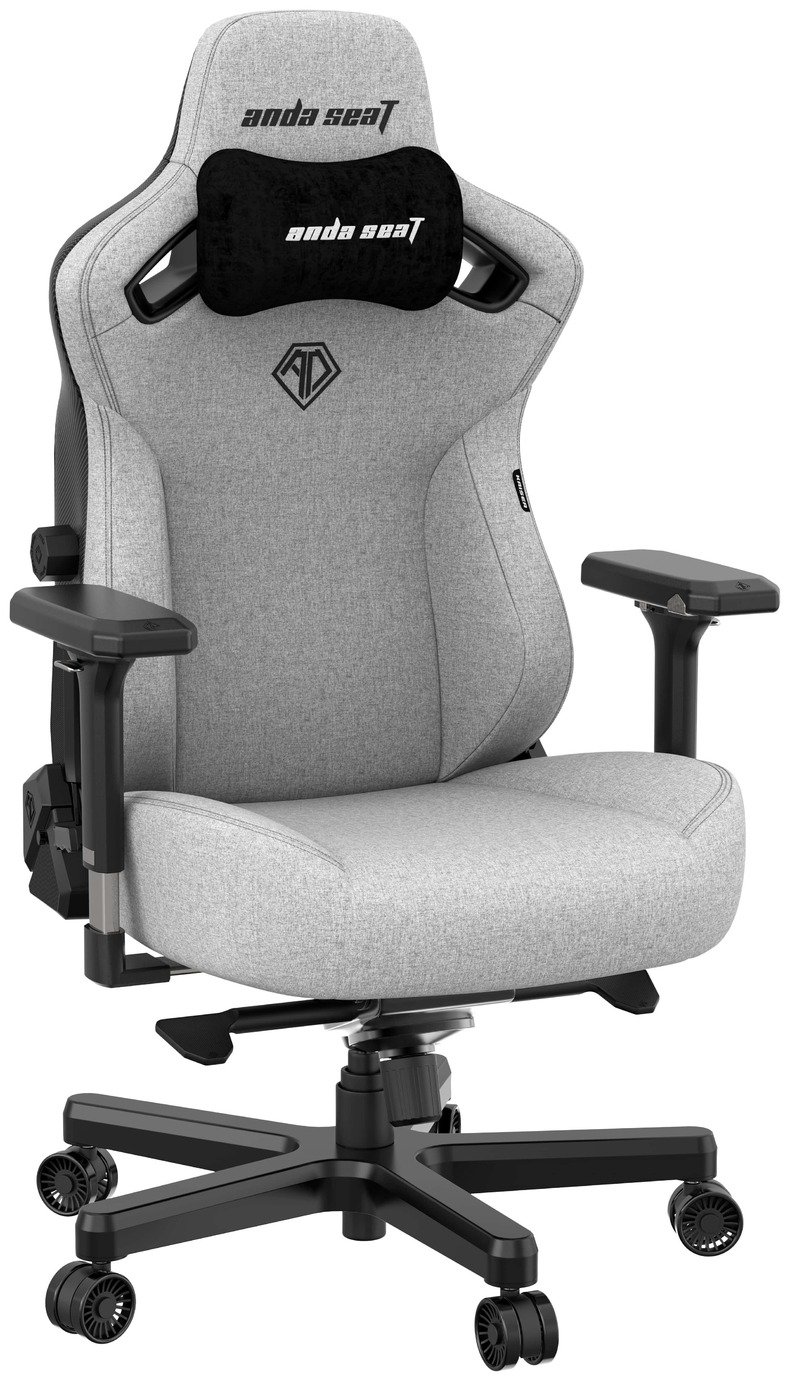 Anda Seat Kaiser Fabric Ergonomic Office Gaming Chair - Grey