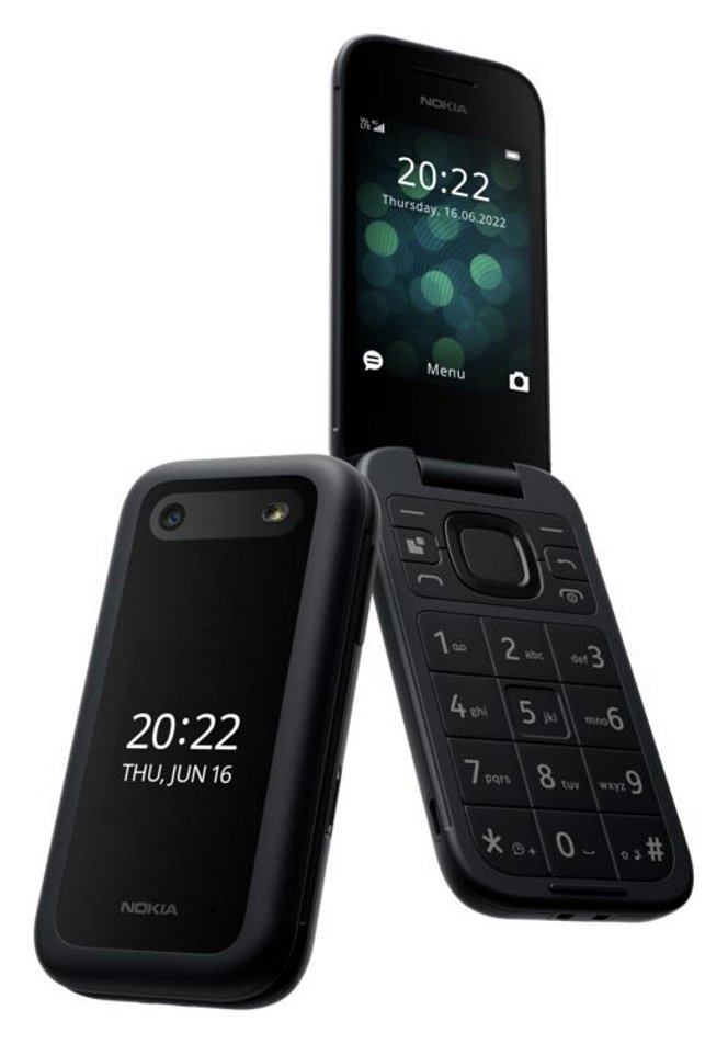 SIM Free Nokia 2660 Flip Mobile Phone - Black