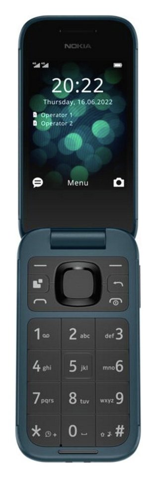 Buy SIM Free Nokia 2660 Flip Mobile Phone - Blue | SIM free phones
