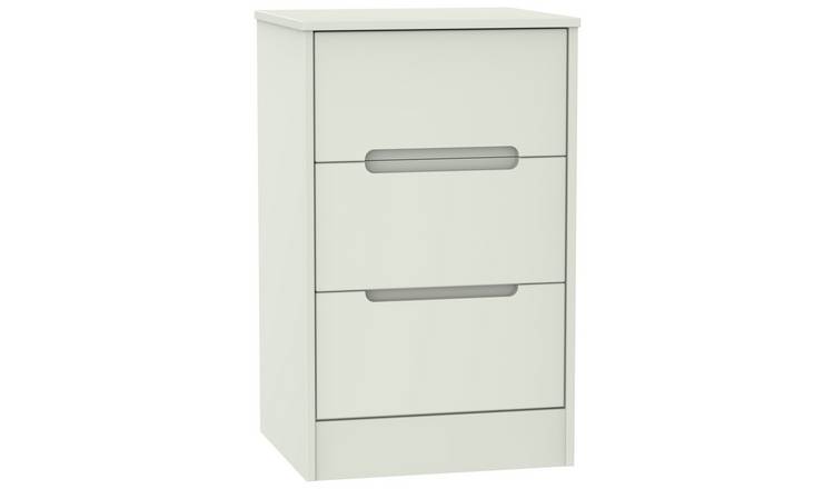 Grey gloss bedside 2024 table argos