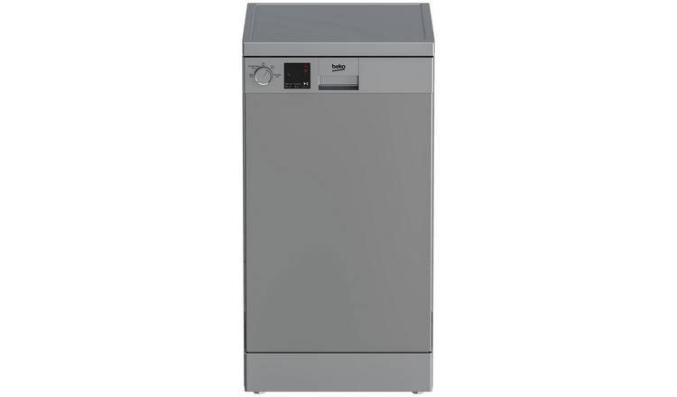Beko slimline dishwasher silver discount