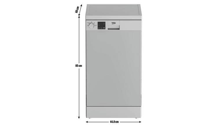 Beko slimline dishwasher deals silver