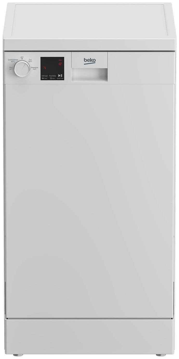 Beko DVS04X20W Slimline Dishwasher - White