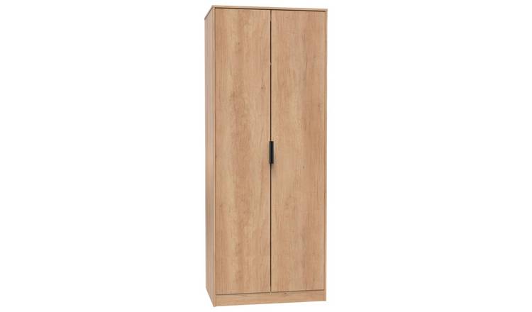 Bergen 2 Door Wardrobe - Oak Effect