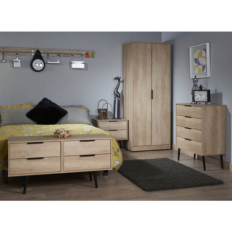 Bergen 2 Door Wardrobe - Oak Effect 0