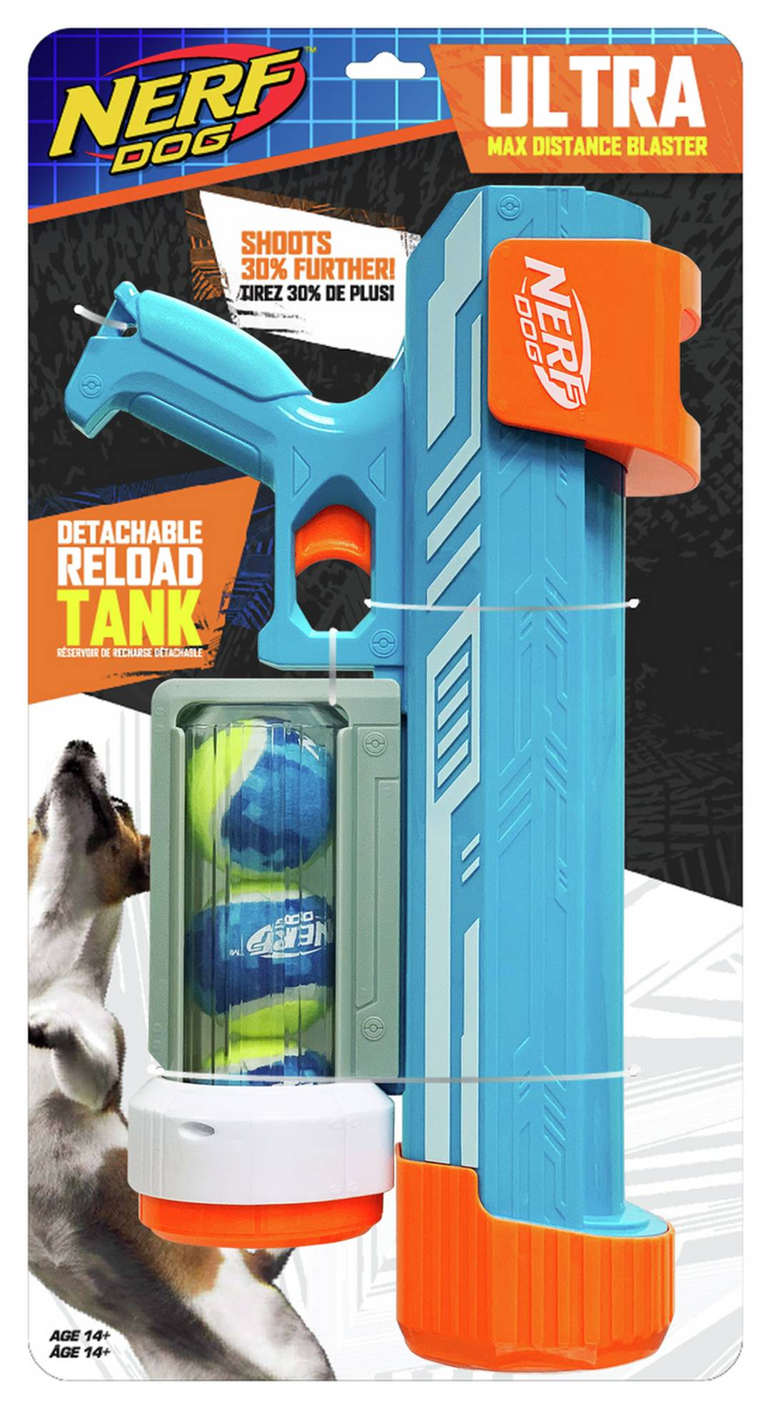 Nerf Tennis Ball Ultra Blaster Dog Toy