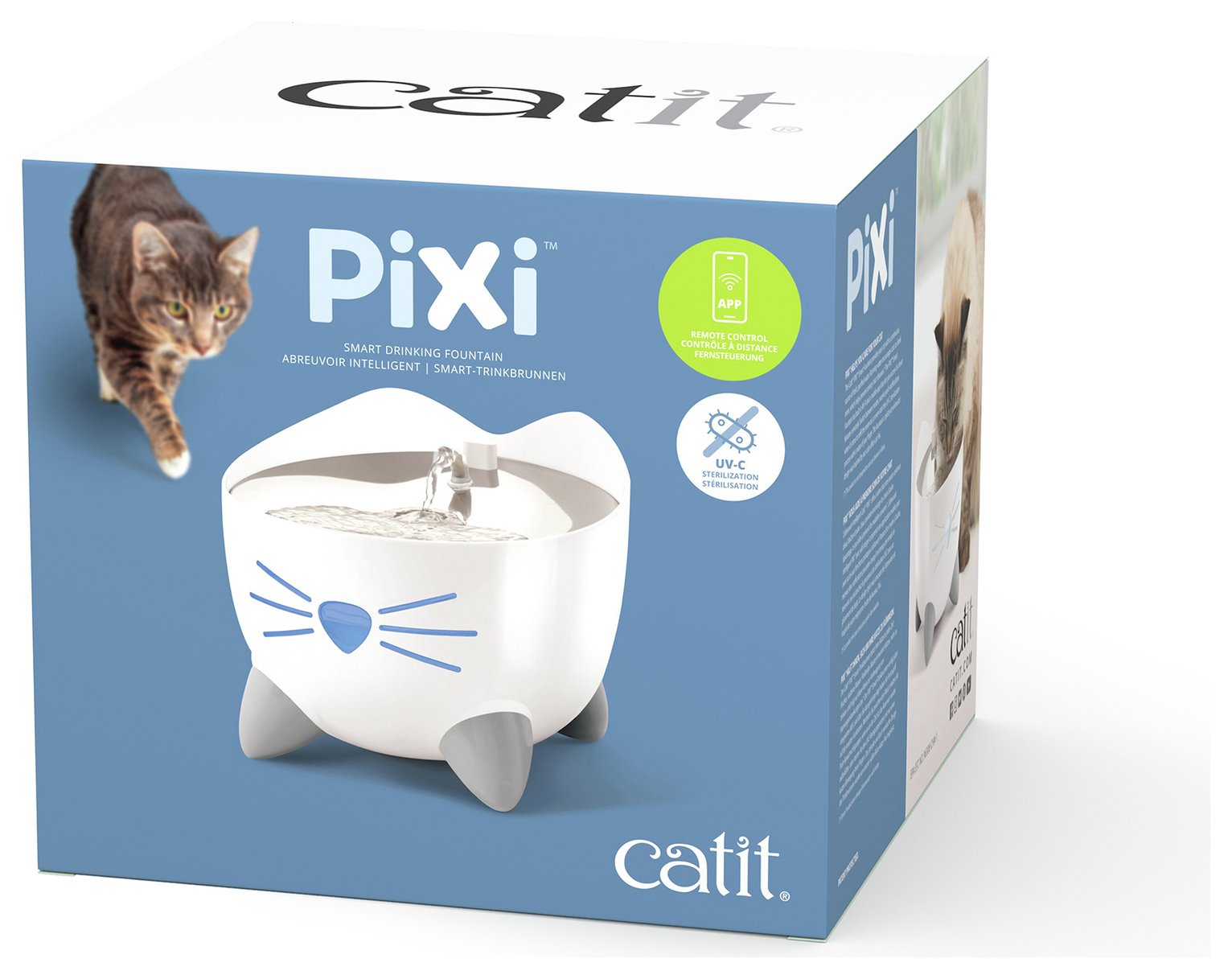 Buy Catit PIXI Smart Water Fountain | Cat bowls and feeders | Argos