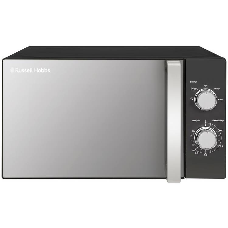 Russell Hobbs 800W Standard Microwave RHM2061 - Black 0