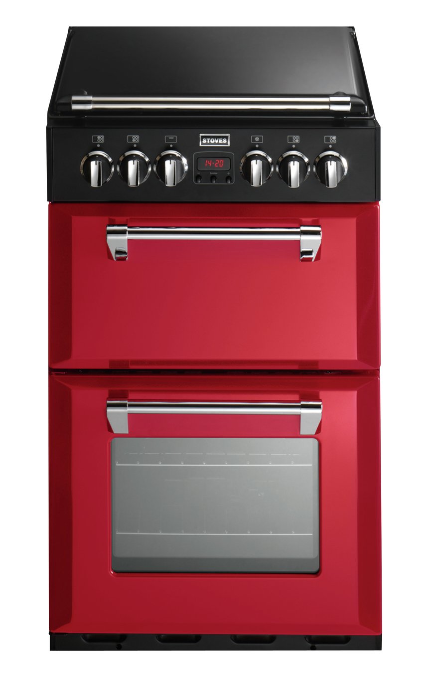 Stoves Richmond 550DFW 55cm Dual Fuel Cooker - Red