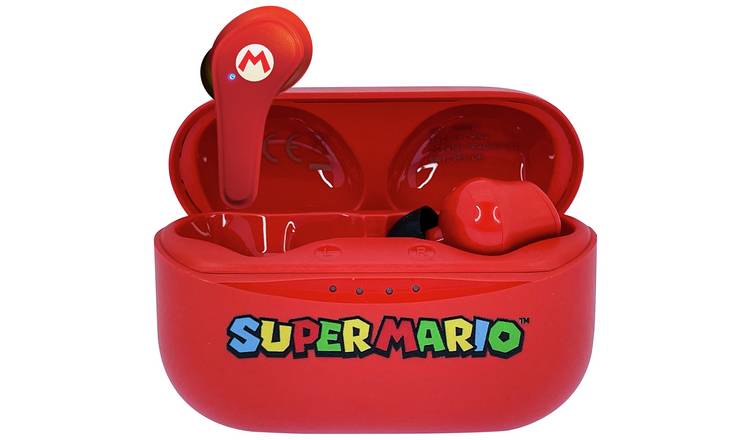 Super Mario True Wireless Sound Earpods - Red