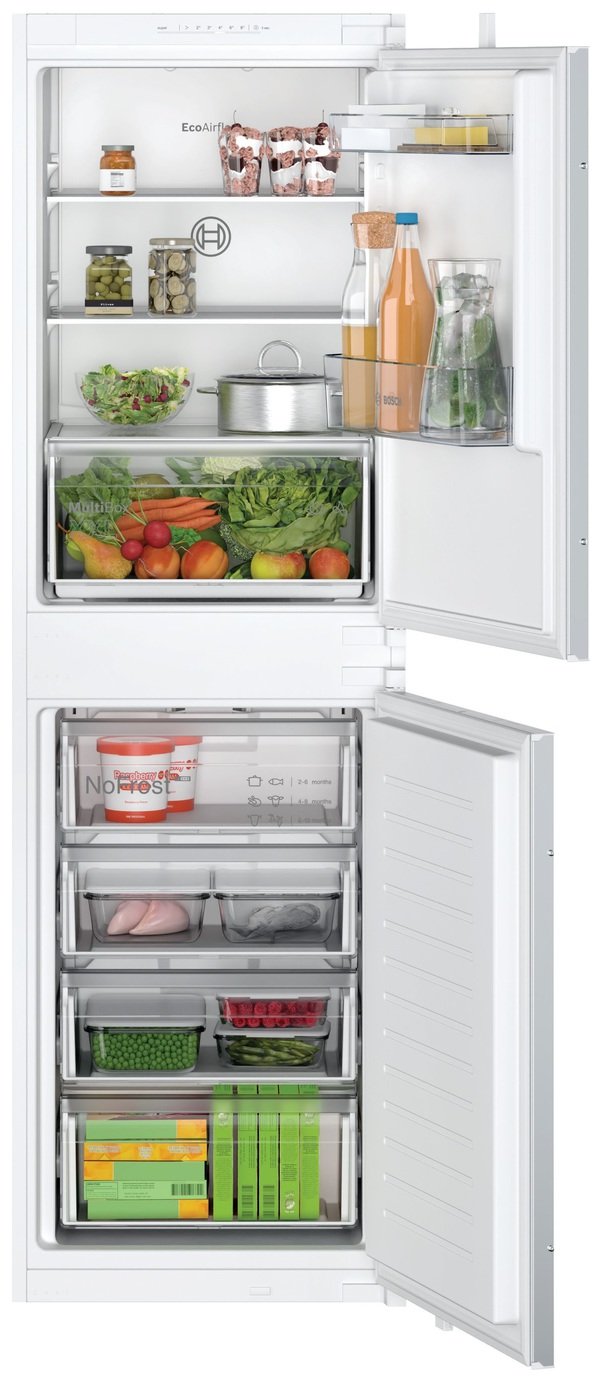 Bosch KIN85NSF0G Integrated Fridge Freezer - White