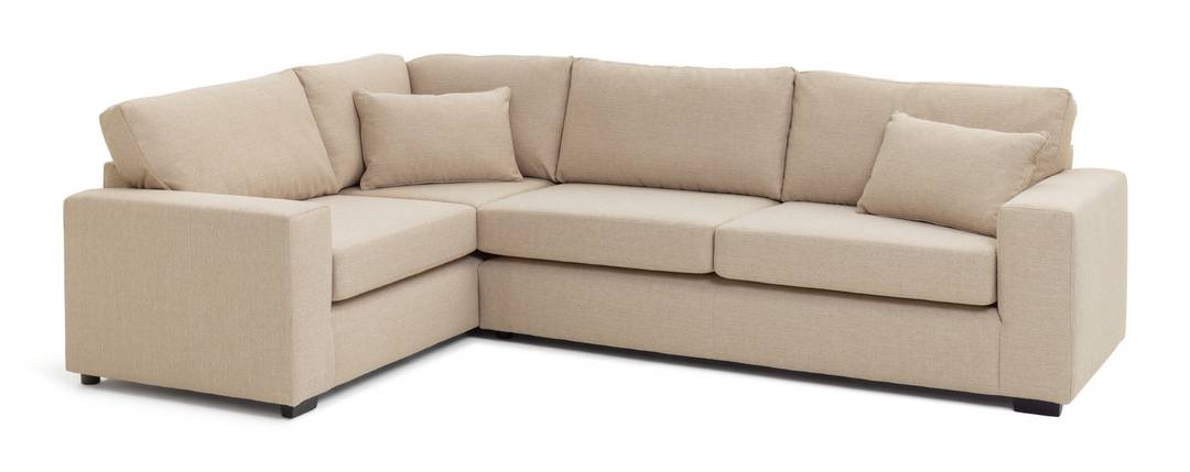 Habitat Eton Fabric Right Hand Corner Sofa - Beige