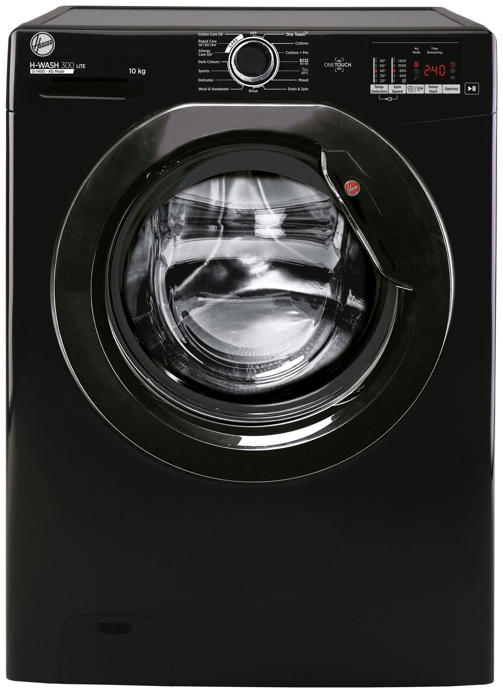 Hoover H3W4102DABBE80 10KG 1400 Spin Washing Machine - Black