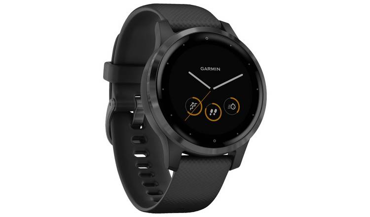 Buy Garmin Vivoactive 4 GPS Smart Watch - Black / Gunmetal | Fitness and  activity trackers | Argos