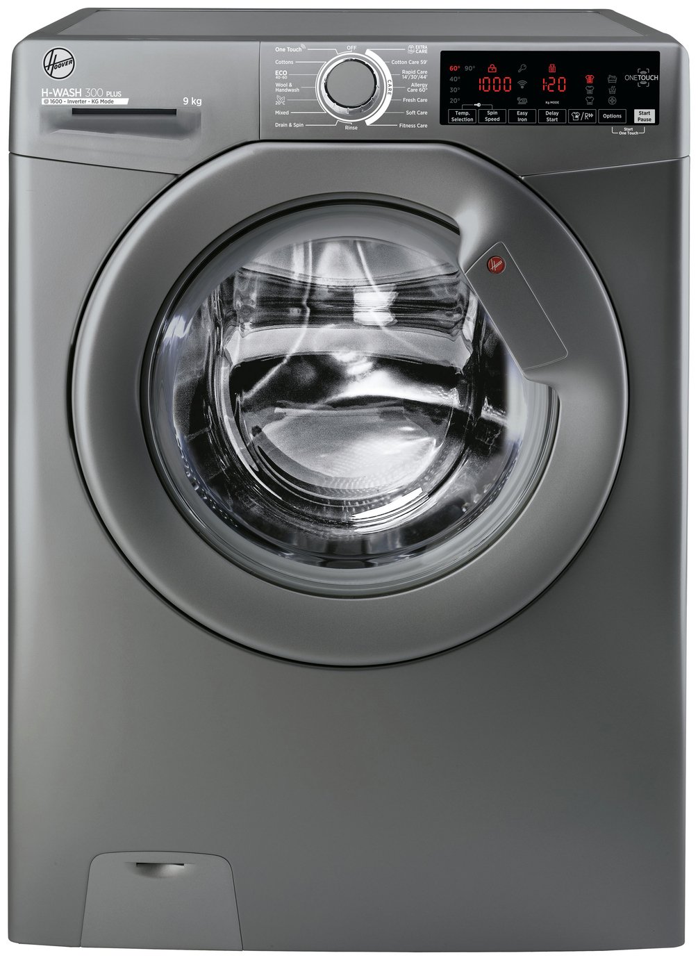 Hoover H3W69TMGGE 9KG 1600 Spin Washing Machine - Graphite