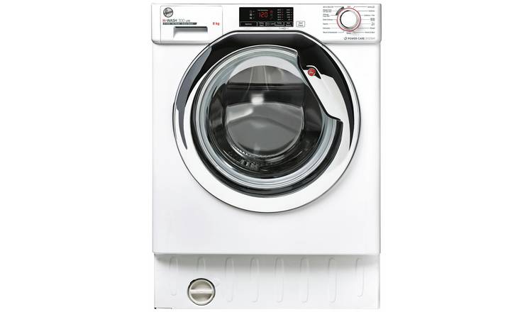 Hoover HBWS 48D1ACE 8KG Integrated Washing Machine - White
