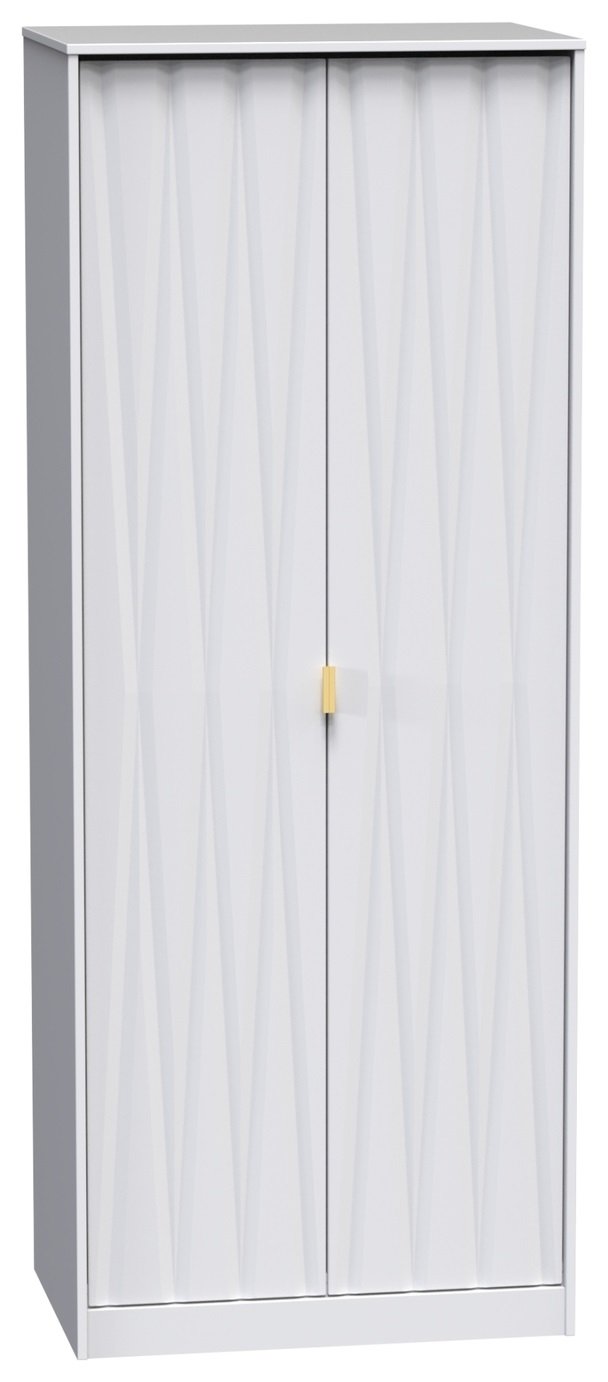 Shimmer 2 Door Wardrobe - White