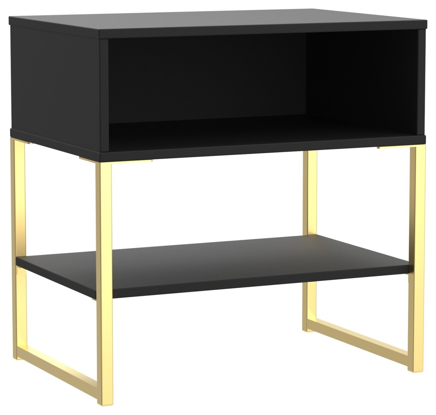 Messina Bedside Table - Black