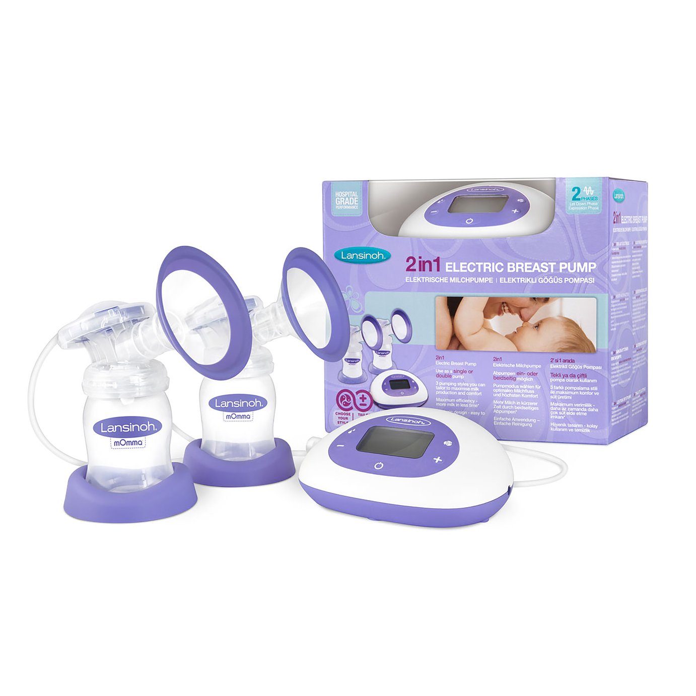 Lansinoh 2-in-1 Double Electric Breast Pump