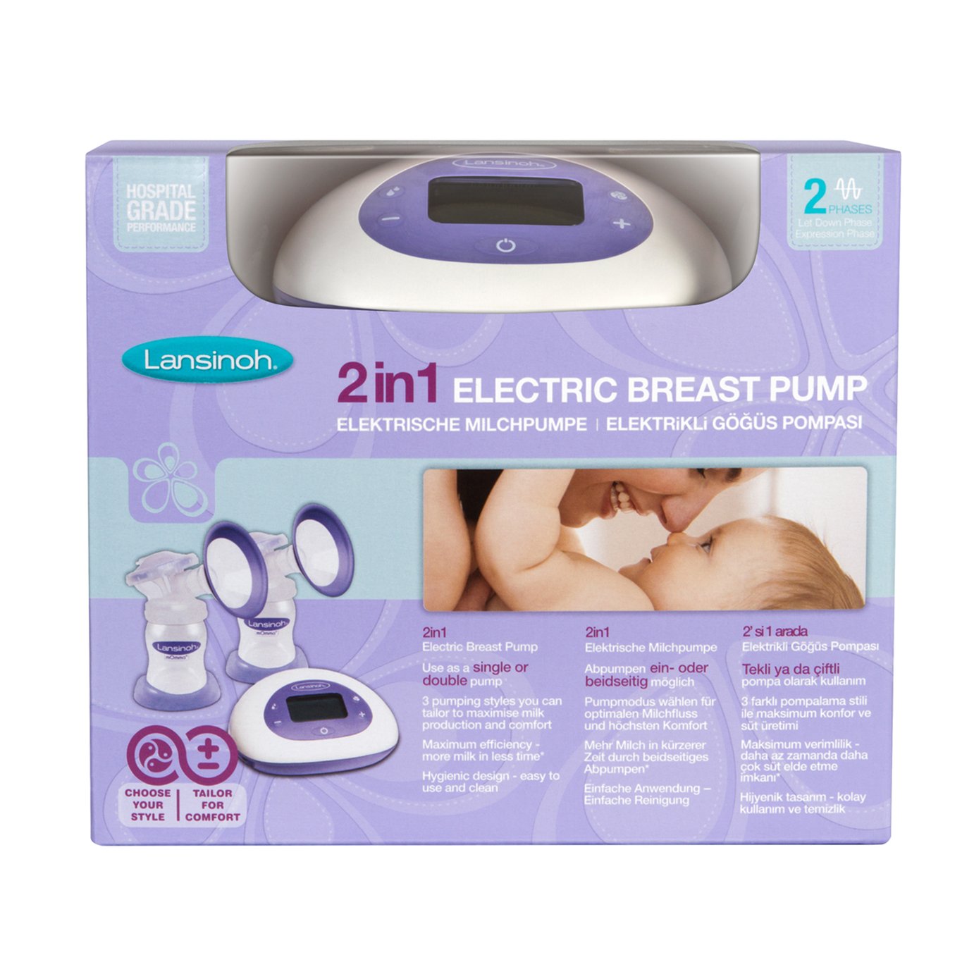 lansinoh electric breast pump