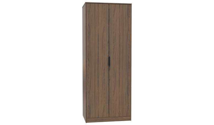 Buy Verona 2 Door Wardrobe - Walnut Effect, Wardrobes