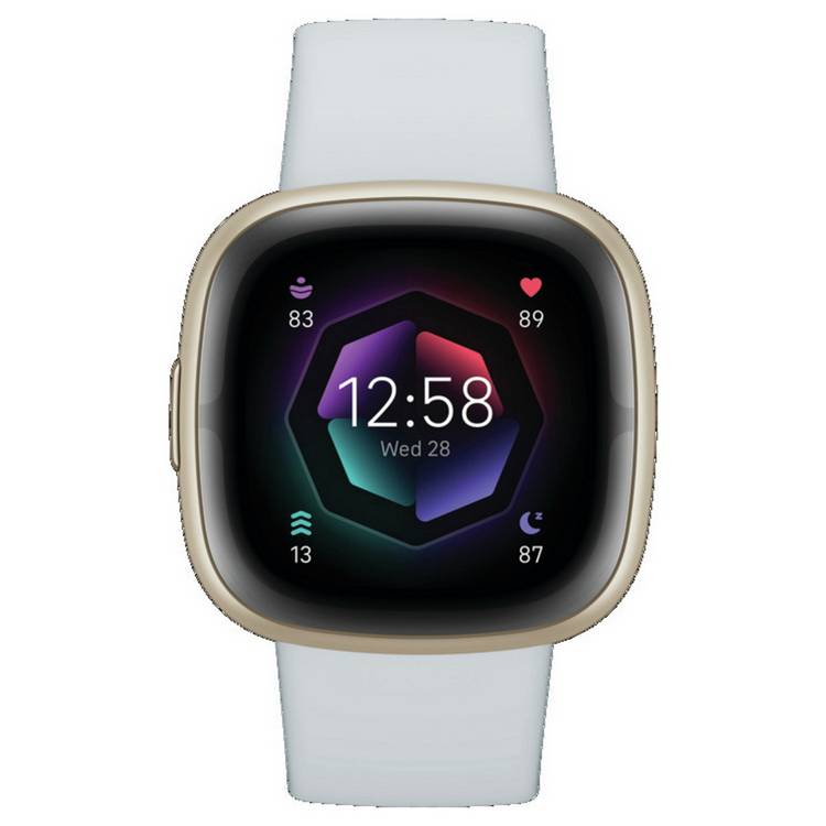 Fitbit Sense 2 Smart Watch - Blue Mist/ Soft Gold 0