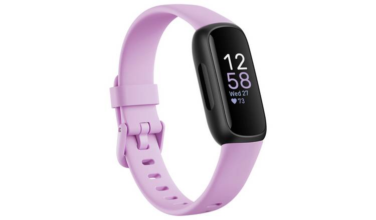 Buy Fitbit Inspire 3 Fitness Tracker Lilac Fitness and activity trackers Argos