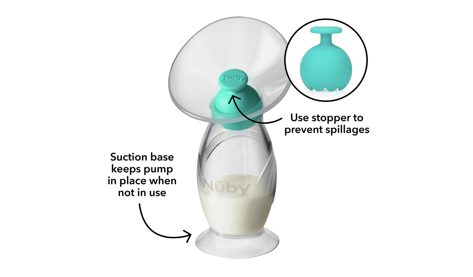 nuby breast pump