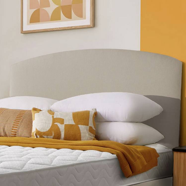 Silentnight Selene 150 Woven Kingsize Headboard - Sandstone 0