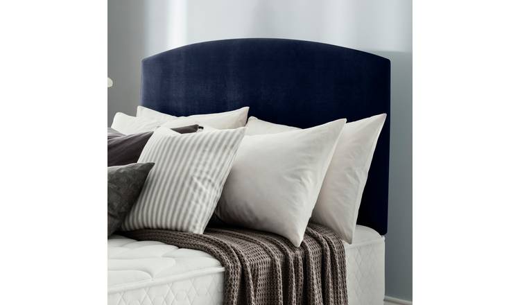 Silentnight Selene Velvet Double Headboard - Maritime