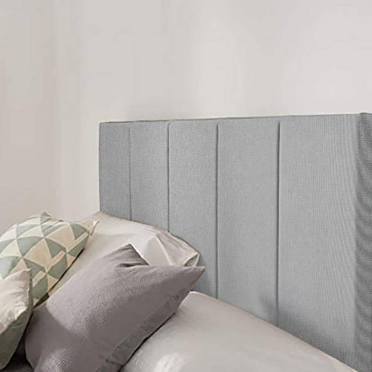 Silentnight Brescia Woven Double Bed Headboard - Grey 0