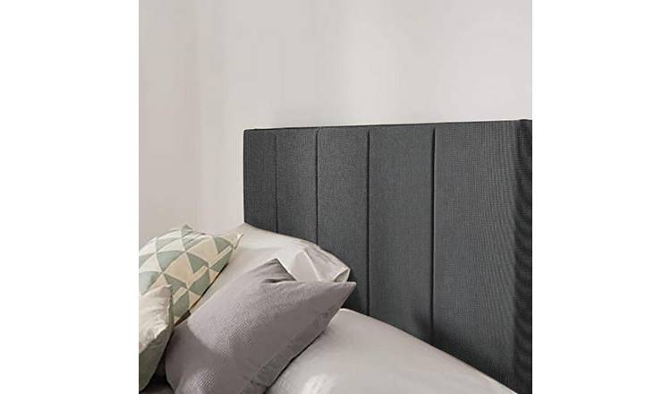 Silentnight Brescia Woven Kingsize Headboard - Charcoal