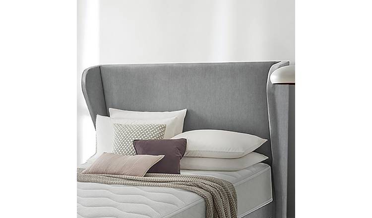 Silentnight Falcon Woven Kingsize Headboard- Light Grey