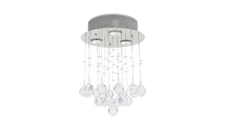 Buy Argos Home Sophia Led Beaded Ceiling Light Chrome Ceiling Lights Argos