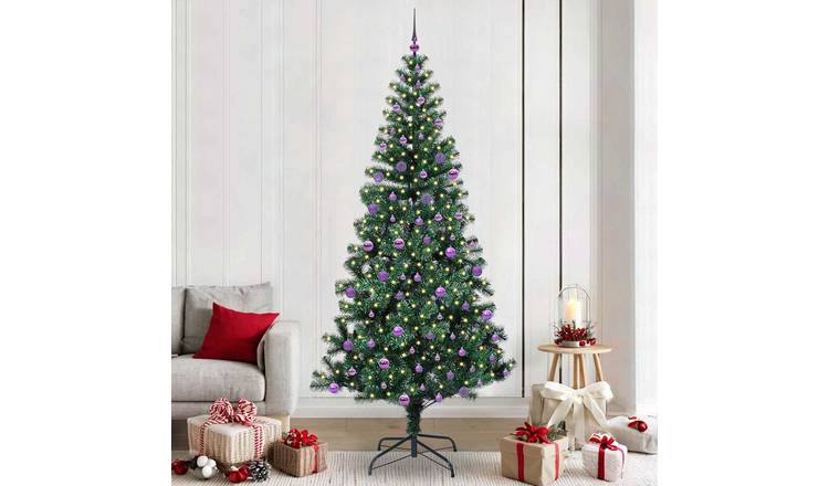 Walplus 300 LED String Lights Pre-lit Artificial Christmas Tree - Green - 240 cm