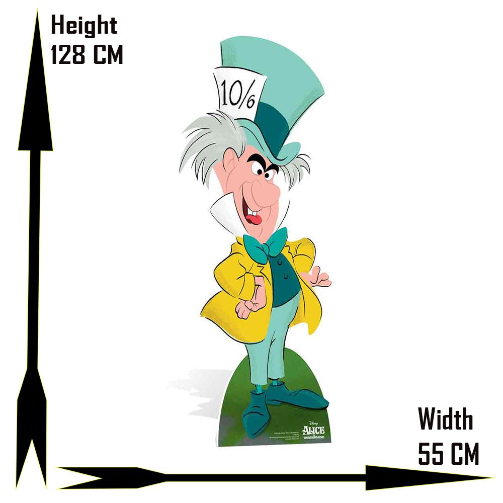 Star Cutouts Disney Mad Hatter Cardboard Cutout Reviews Updated May 2023