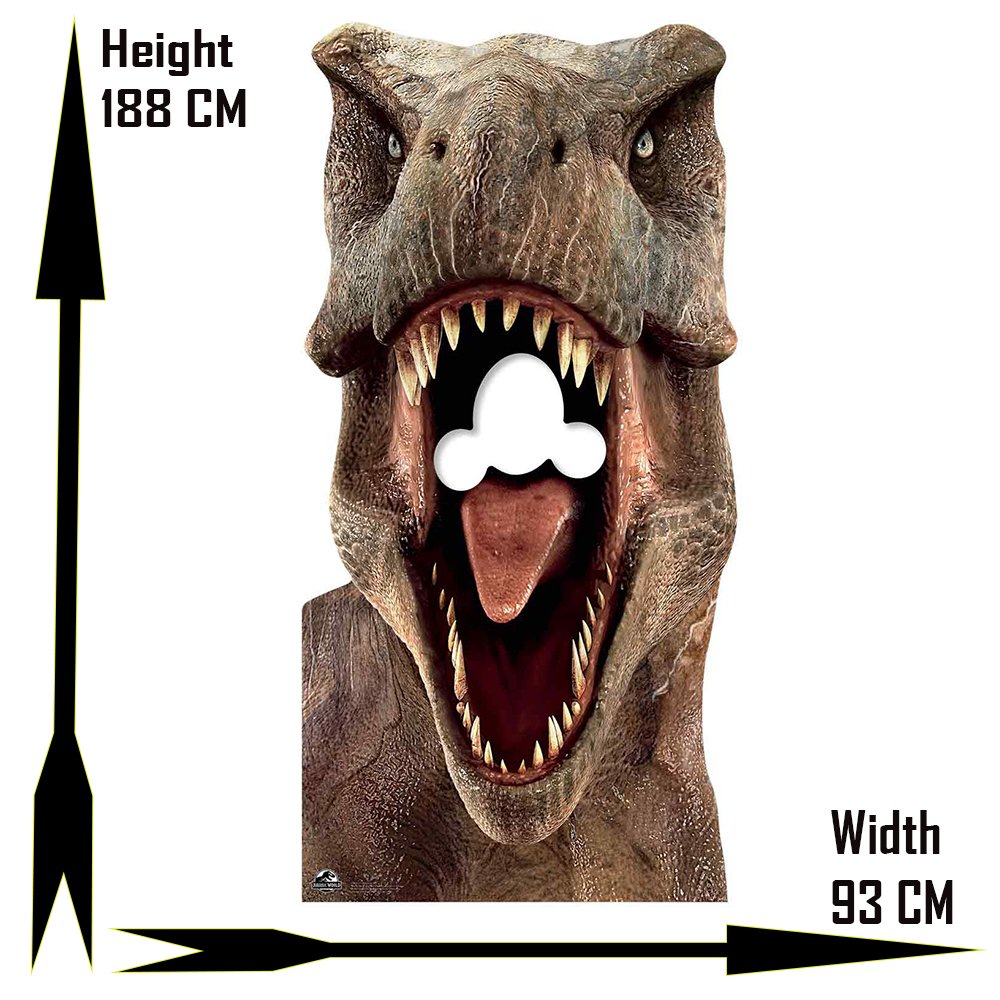 Star Cutouts Jurassic World T-Rex Stand In Cardboard Cutout Review