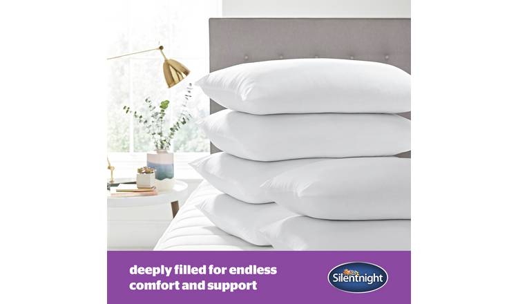 Buy Silentnight Deep Sleep Firm Support Pillow 6 Pack Pillows