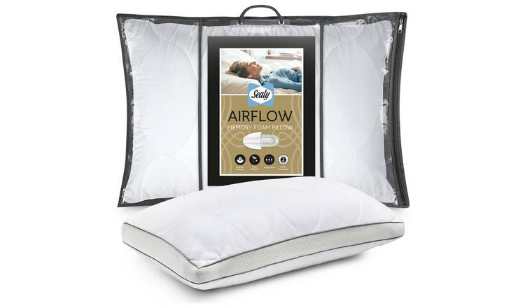 Buy Sealy Airflow Memory Foam Pillow Pillows Habitat