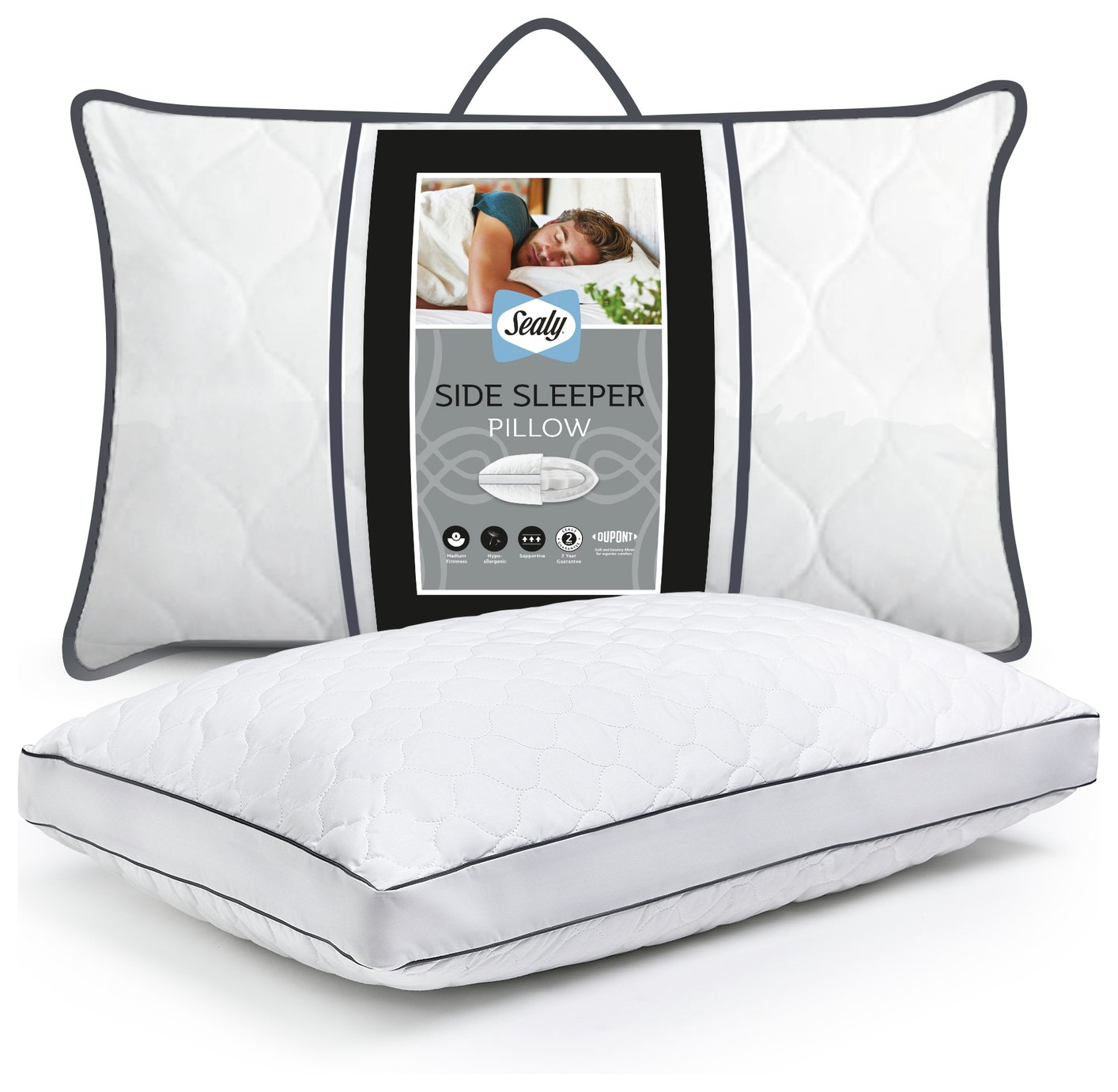 Sealy Side Sleeper Medium Firm Pillow