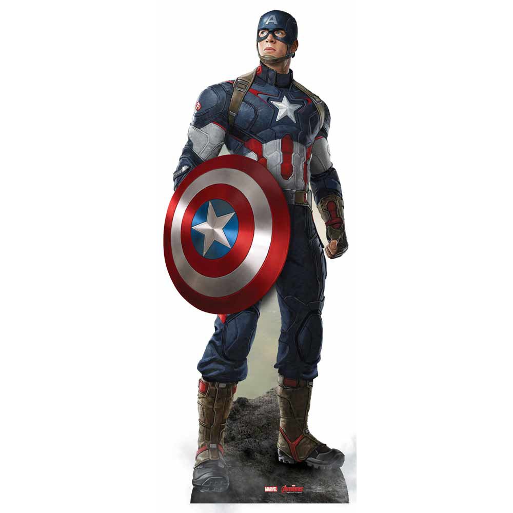 Star Cutouts Marvel Avengers Captain America Cardoard Cutout