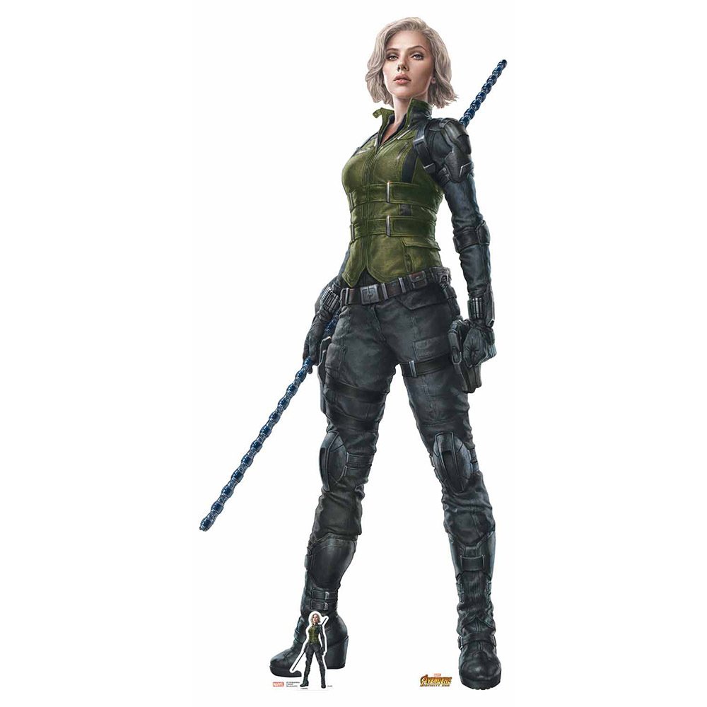 Star Cutouts Marvel Avengers Black Widow Cardboard Cutout