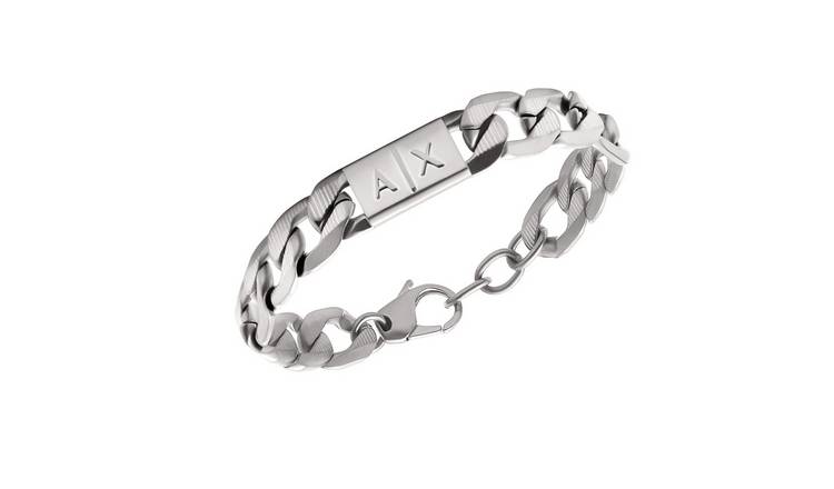 Buy Armani Exchange Men's Stainless Steel Chain Bracelet | Womens bracelets  | Argos