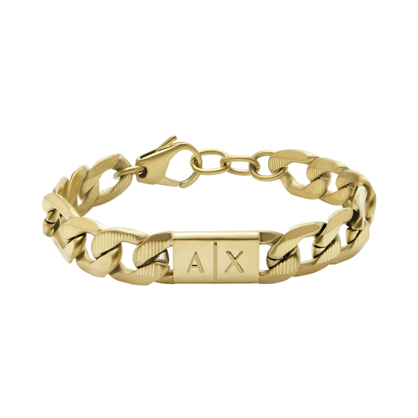 Buy Armani Exchange Men's Gold Tone Stainless Steel Bracelet