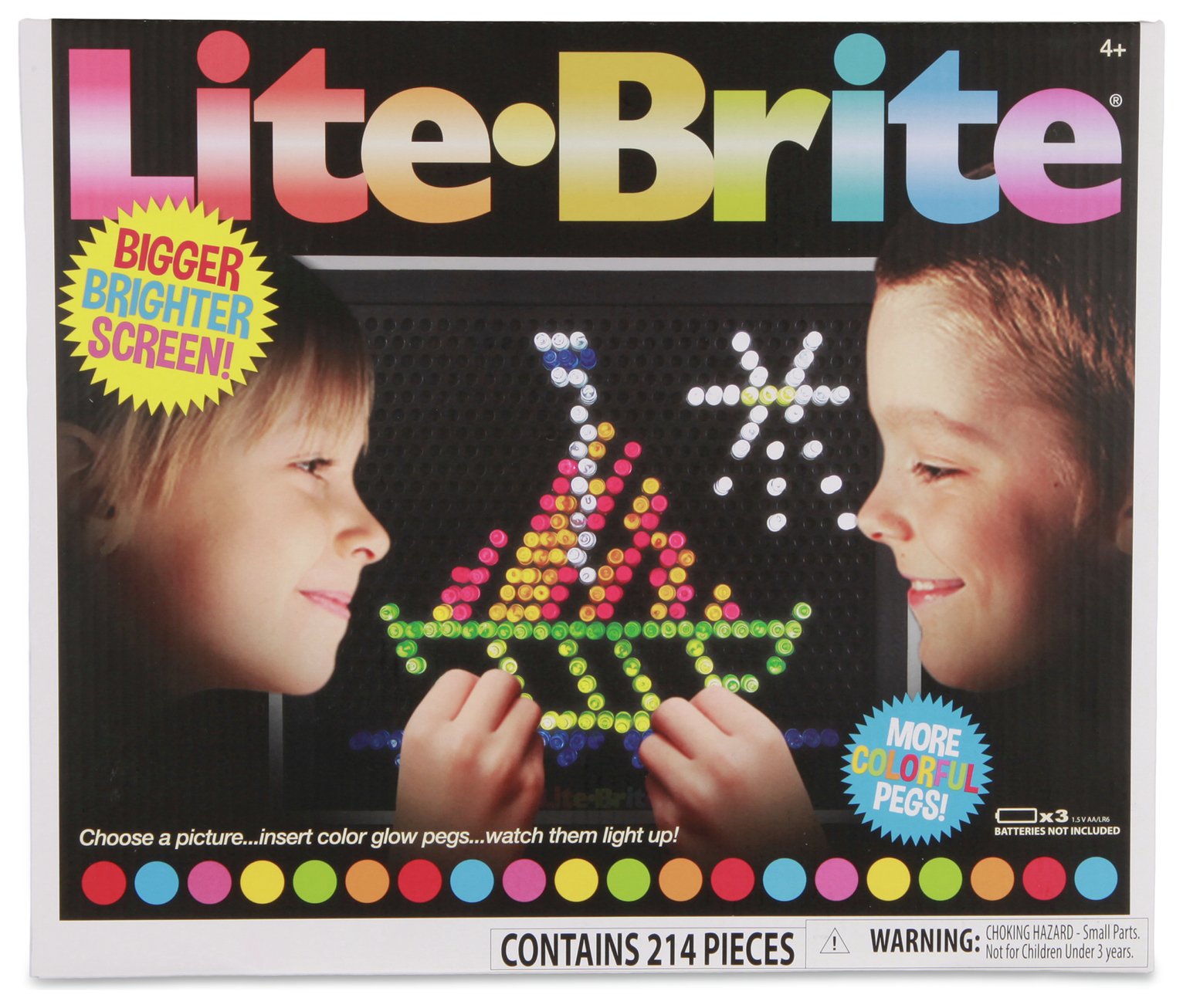 Lite Brite Ultimate Classic Peg Art Set with Lights