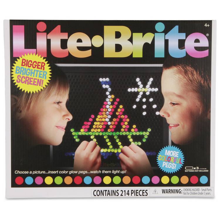 Lite Brite Ultimate Classic Peg Art Set with Lights 0