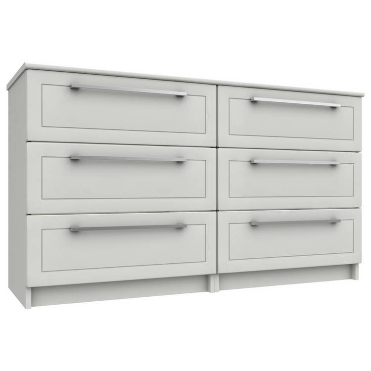 Hatfield 6 Drawer Chest - White Gloss 0