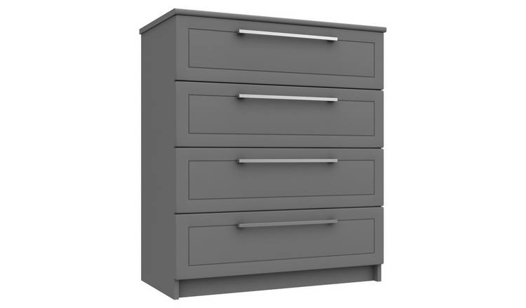 Black gloss chest of deals drawers argos